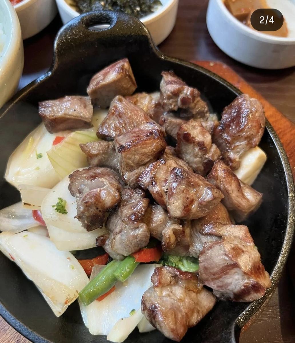 이베리코 돼지목살 숯불구이 정식 — 인사동 한식당 도마 인사동점