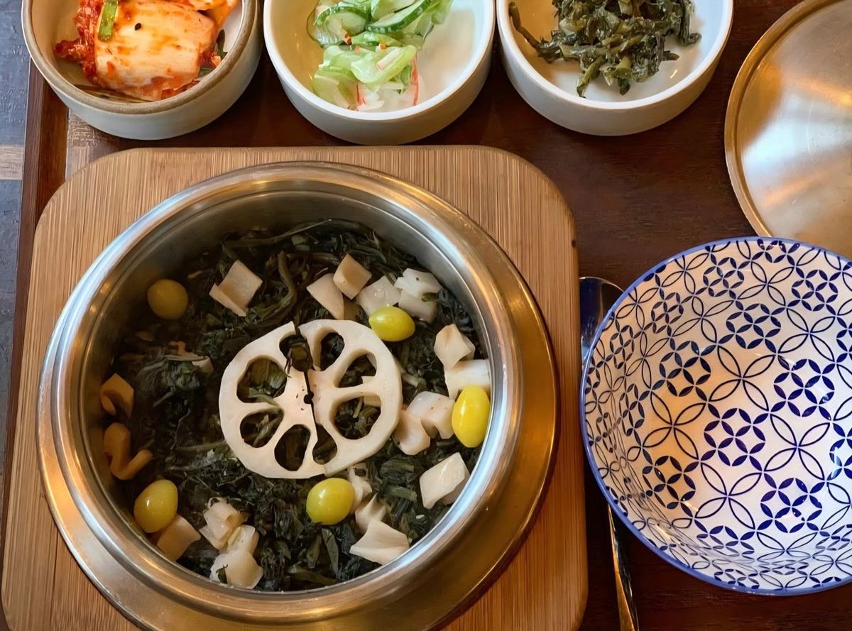 정선 곤드레 연근 솥밥 정식 — 인사동 한식당 도마 인사동점