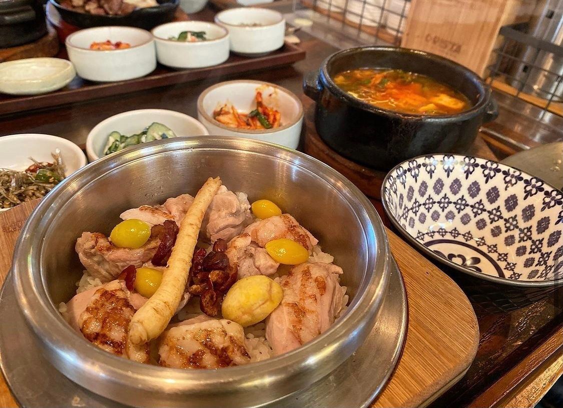 숯불 삼계 영양 솥밥 정식 — 인사동 한식당 도마 인사동점